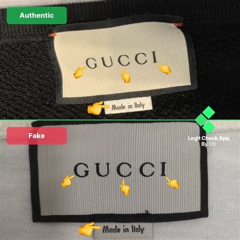 gucci fake tag vs real tag|how to authenticate vintage Gucci.